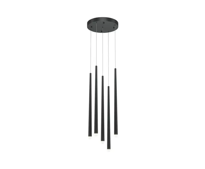 Lampa wisząca czarne tuby Cascade Maytoni MOD132PL-L28BK2 - Cena specjalna
