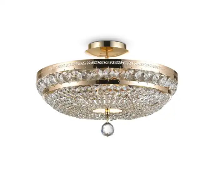 Top oferta - Żyrandol królewski, pałacowy z kryształkami Ottilia Maytoni DIA700-CL-06-G