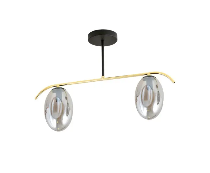Lampa sufitowa FINES 2 BL GRAFIT Emibig 1280/2 | Popularny produkt