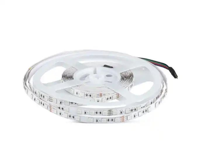 Zamów dziś | Taśma LED V-TAC SMD5050 600LED 24V IP20 10mb 9W/m VT-5050 RGB 1000lm