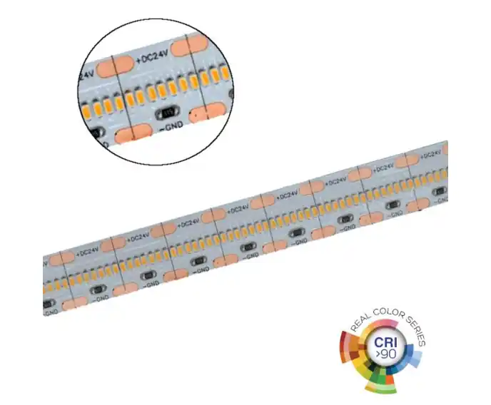 Kupuj bezpiecznie | Taśma LED V-TAC SMD2110 3500LED 24V IP20 5mb CRI90+ 21W/m 150Lm/W VT-2110 700 4000K 2000lm