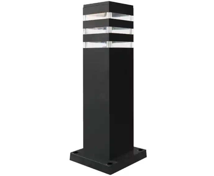 Kupuj bezpiecznie | Lampa zewnętrzna stojąca grafit 44cm 1xE27 TEKSAS 316172 Polux