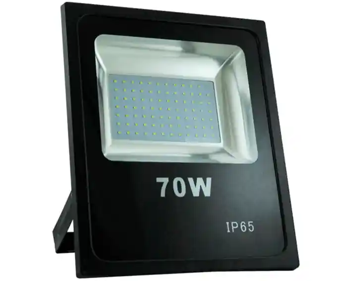 Ostatnie sztuki - Naświetlacz LED SMD 70W 6500K 120° IP65 czarny 306715 Polux
