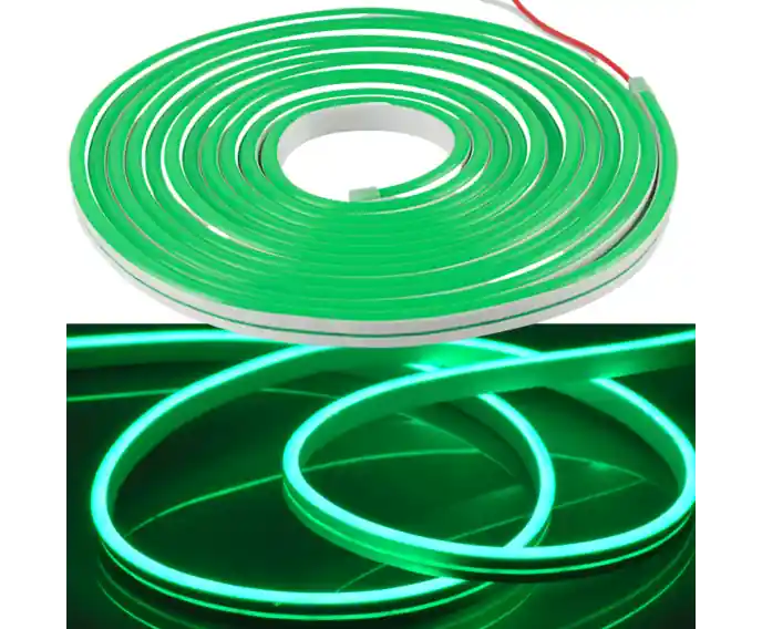 Taśma LED NEON 24V 5m Zielony IP65 318039 Polux | Ekspresowa wysyłka