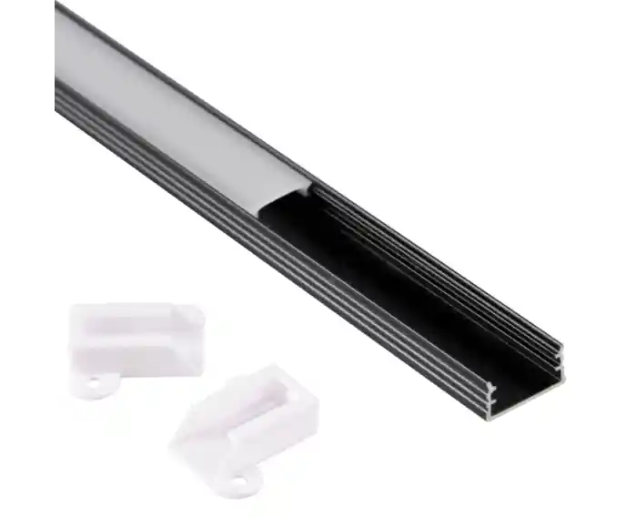 Popularny produkt | Profil zestaw natynk alu 1m czarny 316080 Polux