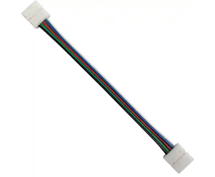 Złącze kątowe do taśm LED RGBW 12mm 5 pin dwustronne 12-24V DC 3A 319807 Polux - Cena producenta