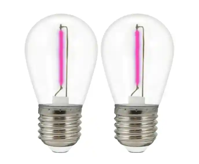 Od ręki | DUOPAK Żarówki LED Neon specjalistyczne 36V DC do girlandy zew. neon, różowe PARTY 322227 Polux