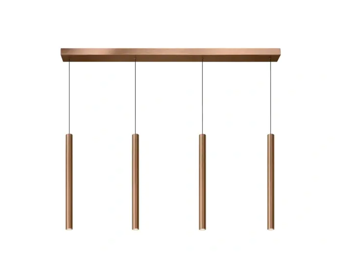 Oszczędź - Lampa wisząca tuby rustykalny brąz LORENZ LED 16W Lucide