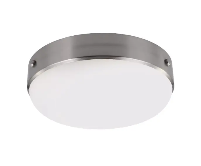 Oferta promocyjna | Plafon industrialny okrągły 33 cm 2xE27 75W szczotkowana stal Cadence Feiss