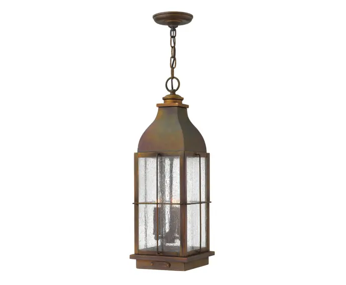 Sprawdzony wybór | Lampa wisząca zewnętrzna retro Sjena palona E14 60W Bingham Hinkley