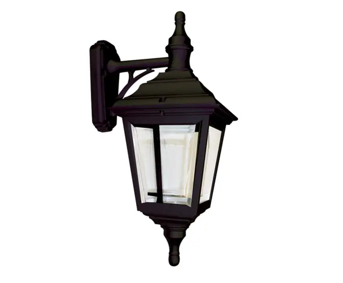 Lampa zewnętrzna ścienna czarna E27 60W Kerry Elstead - Prosto z fabryki