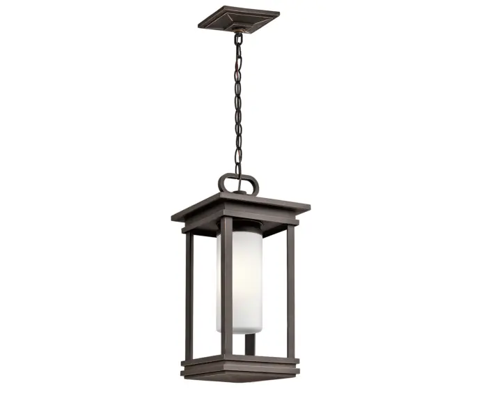 Lampa zewnętrzna wisząca ciemny brąz E14 60W South Hope Kichler - Bezpośrednio od producenta