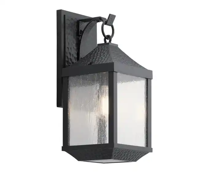Świetna oferta | Lampa ścienna zewnętrzna Postarzana czerń E27 60W Springfield Kichler