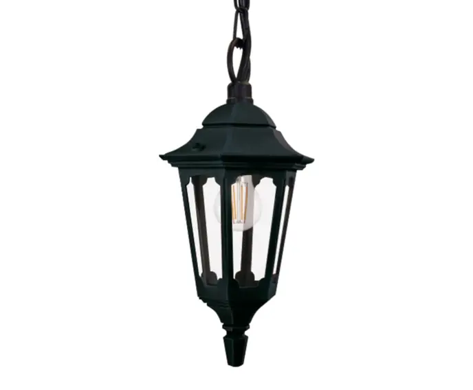 Ograniczona dostępność - Lampa wisząca zewnętrzna czarna E27 60W Parish Elstead