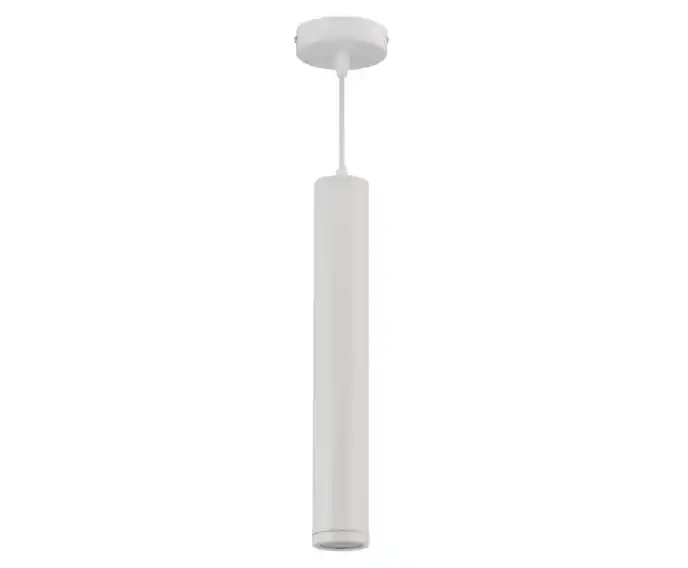 Lampa wisząca łazienkowa biała tuba Porter 1xGU10 8W Milagro - Megacena