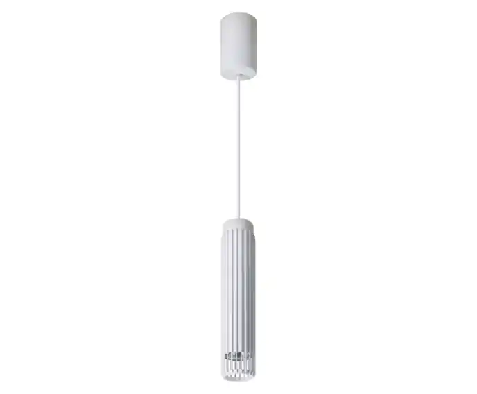 Lampa wisząca biały aluminiowy klosz Vertical 1xGU10 8W Milagro - Produkt wysokiej jakości