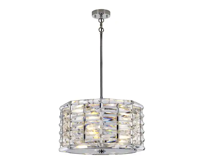 Lampa wisząca polerowany nikiel Shoal 4xE27 60W Elstead - Promocja kończy się wkrótce