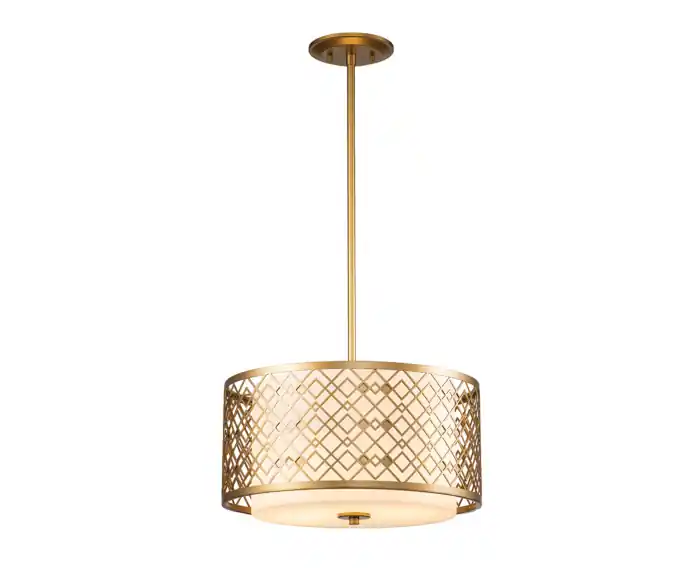 Lampa wisząca lakierowane złoto Ziggy 2xE27 60W Elstead | Sprawdzony produkt