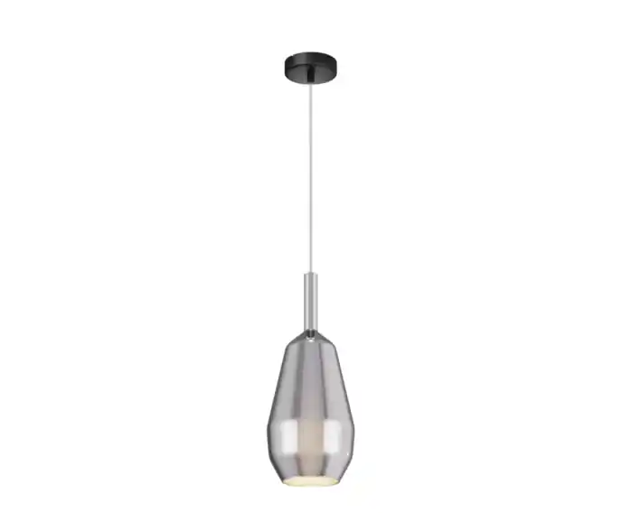 Hit sprzedaży - Lampa wisząca chrom szklany klosz Duality 1xE27 60W Maytoni