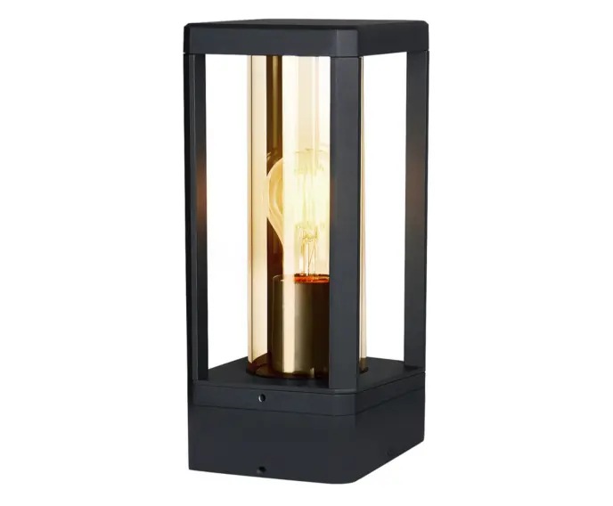 Ostatnia okazja | Lampa ogrodowa stojąca czarna 1xE27 60W Cissus Candellux