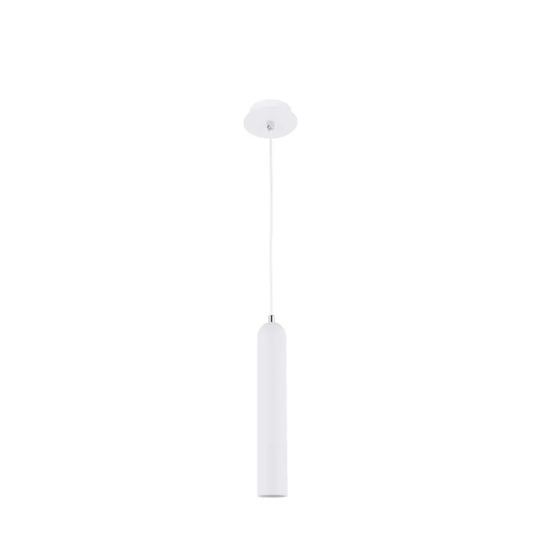 Nowość | Lampa wisząca metalowa biała tubowa AZ1237 z serii TUBO - Azzardo