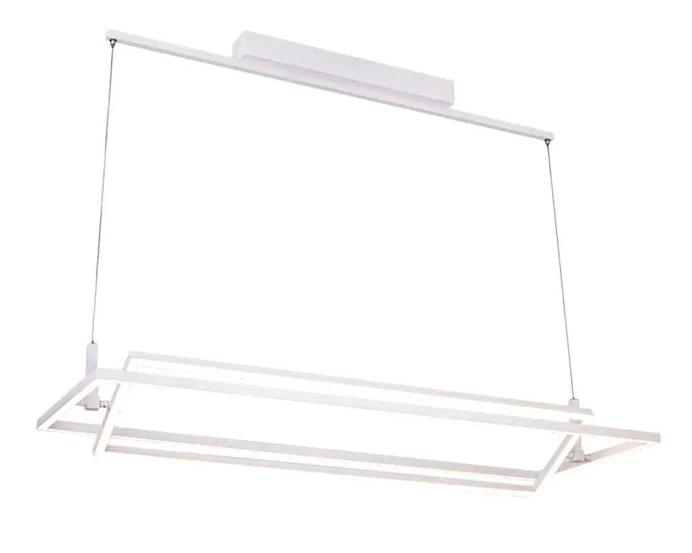 Wygodne zakupy | Lampa wisząca metalowa biała 120cm AZ2911 z serii VIENA - Azzardo