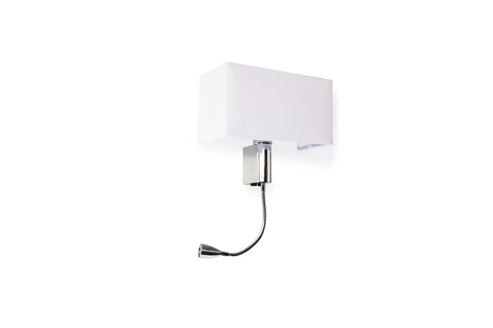 Lampa podłogowa metalowa chromowana z modułem LED AZ2418 z serii AMADEO - Azzardo | Bezpieczne zakupy