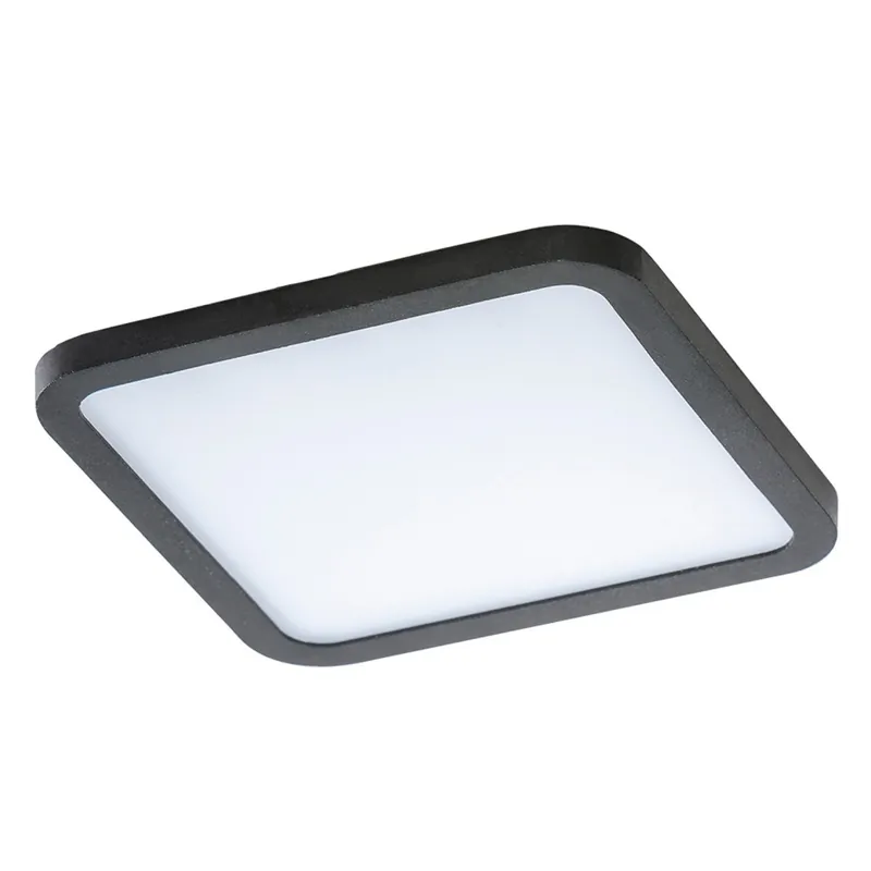 Nowość | Oprawa wpuszczana łazienkowa kwadratowa czarna 15cm AZ2836 z serii SLIM - Azzardo