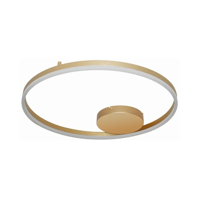 Plafon LED złoty okrągły 60cm AZ4702 z serii Ring Halo - Azzardo - Nowość już dostępna