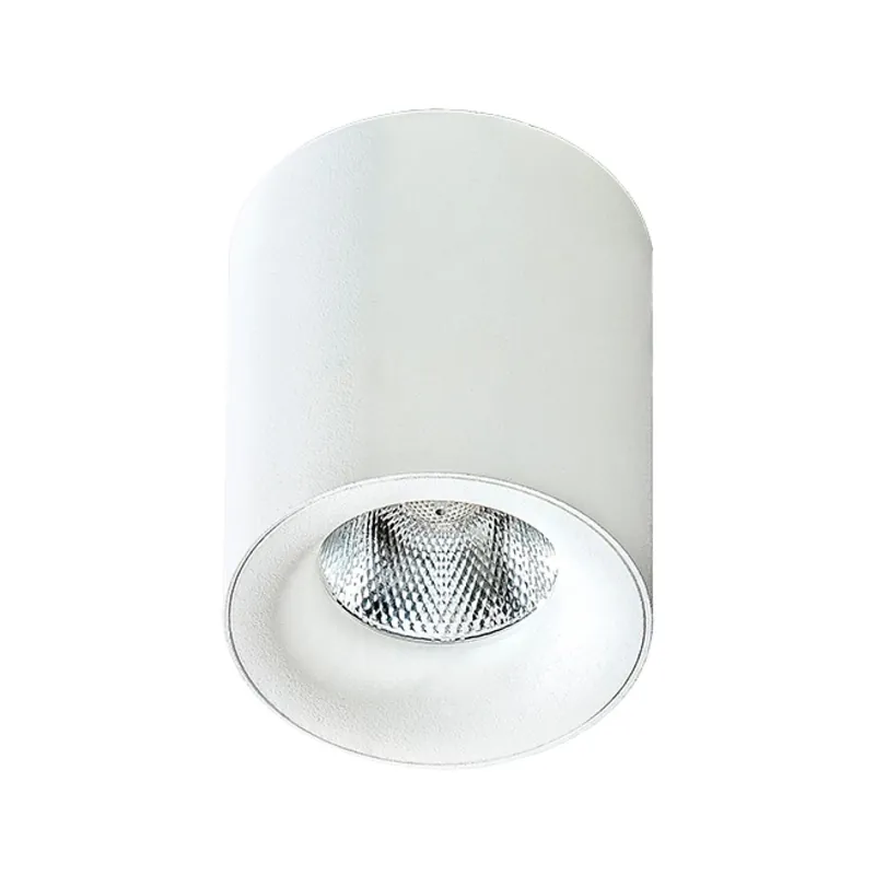 Plafon kwadratowy biały metalowy LED 10cm AZ4152 z serii Mane - Azzardo - Wysyłka od ręki