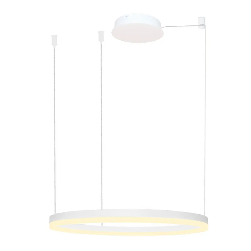 Łatwe zamówienie | Lampa wisząca LED biała okrągła 80cm AZ4959 z serii RING HALO PENDANT - Azzardo