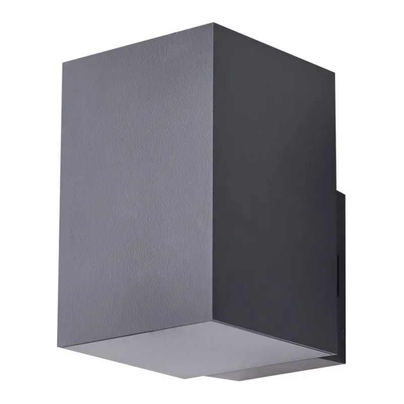 Kinkiet zewnętrzny szary z tworzywa LED AZ5229 z serii ROLAND SQ WALL - Azzardo - Superoferta