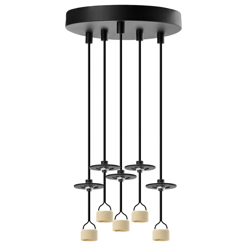 Baza lampy wiszącej metalowa czarna 5-punktowa AZ6191 z serii LUCAS - Azzardo - Nowość w asortymencie