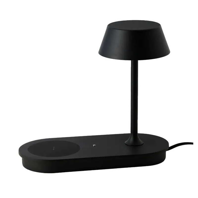 Lampa stołowa metalowa czarna z ładowarką USB i NFC AZ5913 z serii FINO - Azzardo | Końcówka zapasów