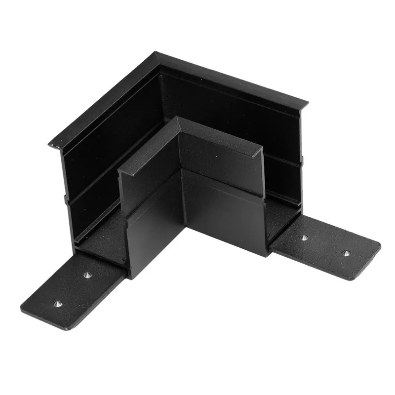 Nie czekaj - Łącznik narożny magnetyczny czarny metalowy AZ6072 z serii BETA MAGNETIC - Azzardo