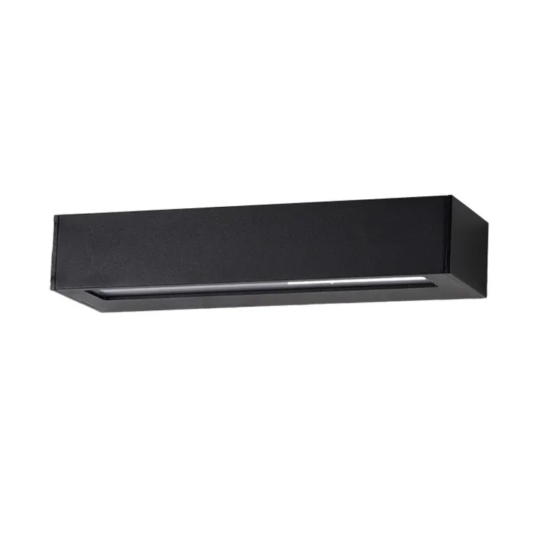 W sprzedaży | Kinkiet zewnętrzny czarny metalowy 25cm LED AZ5847 z serii ROSVIK - Azzardo