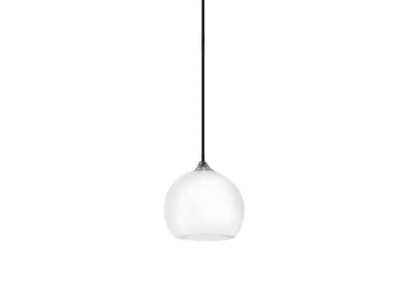 Lampa wisząca szklana biało-czarna 1-punktowa AZ0642 z serii GULIA - Azzardo - Cena promocyjna