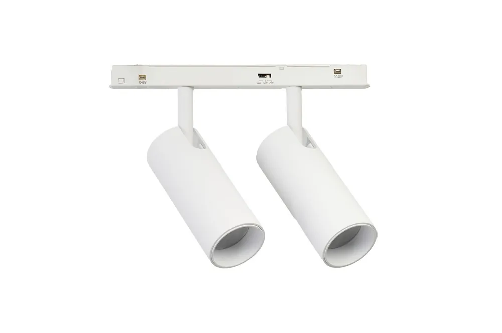 Szybka dostawa - Reflektor szynowy magnetyczny 7W biały aluminiowy 2-punktowy CCT AZ6514 z serii NIKO - Azzardo