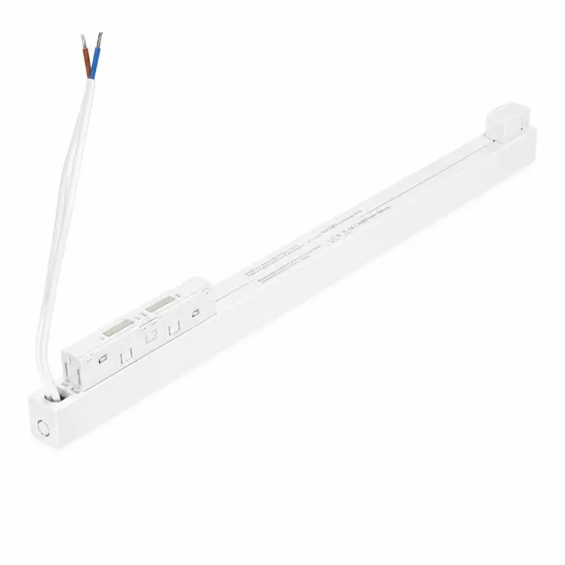 Zasilacz magnetyczny biały aluminiowy 200W AZ6681 z serii ALFA TRACK - Azzardo - Sprawdzony wybór
