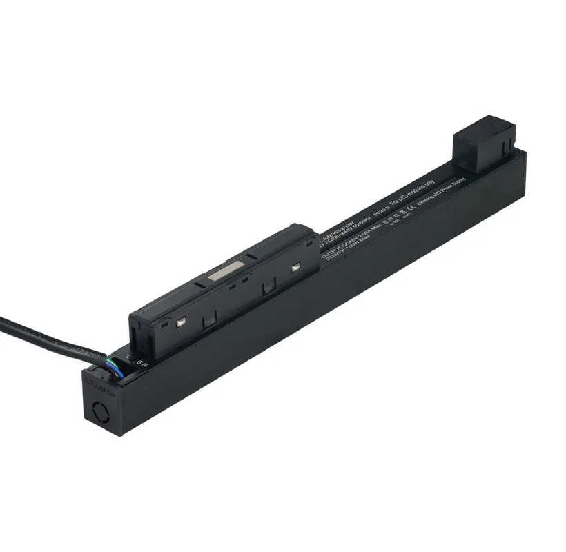 Kup teraz - Zasilacz magnetyczny aluminiowy czarny 200W AZ6353 z serii ALFA TRACK MAGNETIC - Azzardo