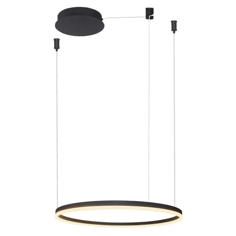Lampa wisząca LED biała aluminiowa 80cm AZ6474 z serii HALO - Azzardo | Tylko kilka sztuk