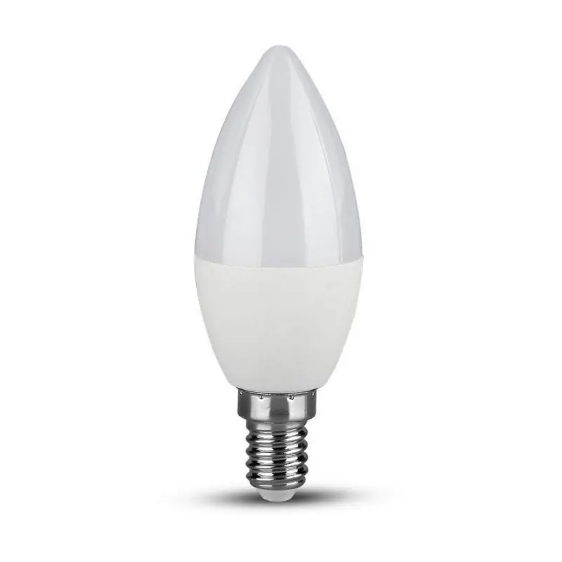 Nie czekaj - Żarówka LED V-TAC 4,5W E14 świeczka VT-1855 3000K 470lm