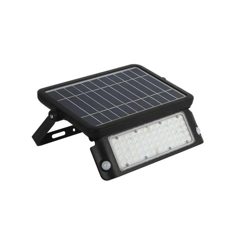 Projektor solarny V-TAC 10W LED czarny czujnk ruchu IP65 VT-787-10 4000K 1150lm | Zniżka