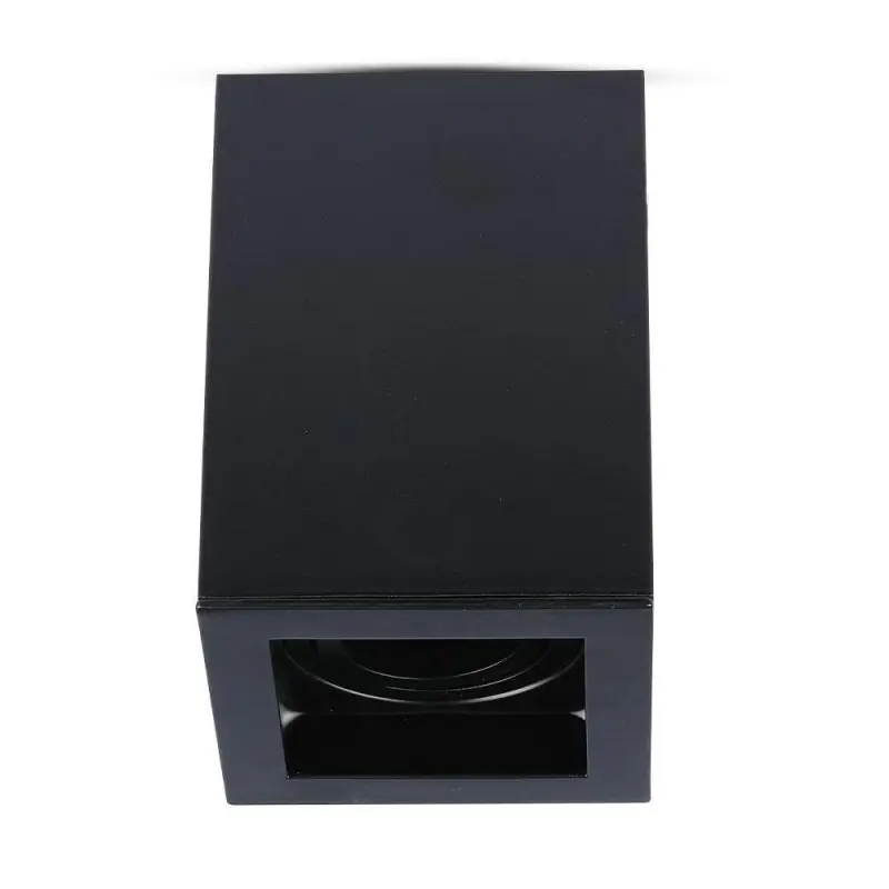 Wygodne zakupy | Oprawa V-TAC aluminiowa GU10 kostka kwadrat natynkowa czarna 142x100x100 VT-797-B