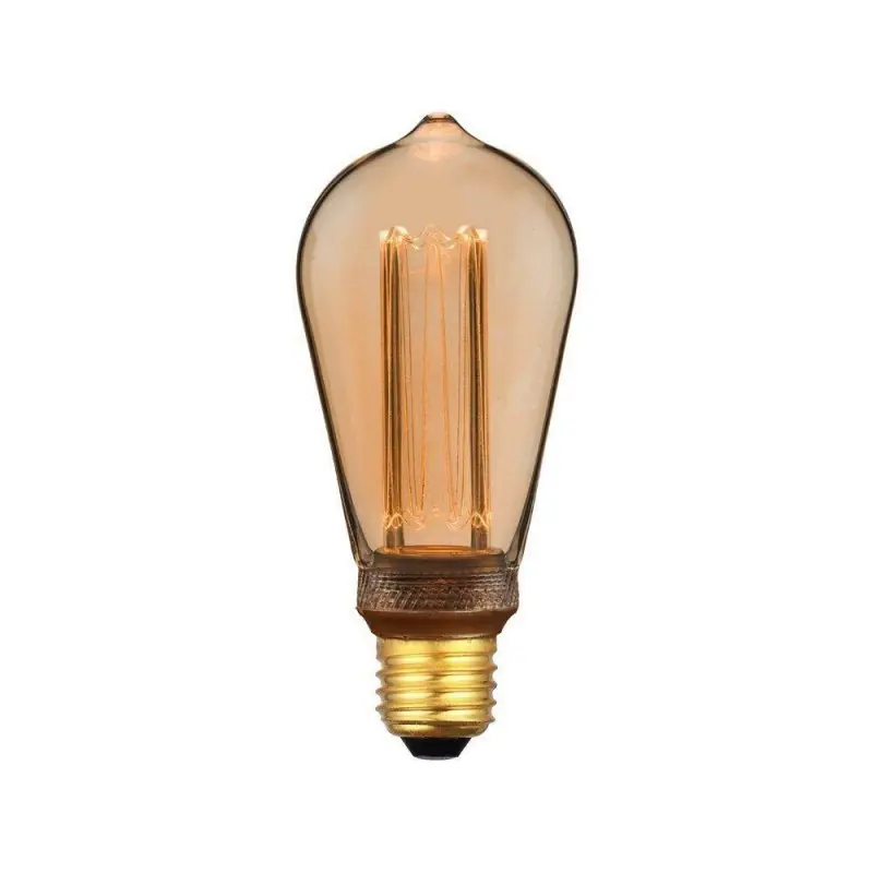 Żarówka LED V-TAC 4W edison retro E27 vintage ST64 bursztyn VT-2185 1800K 200lm - Ostatnia okazja