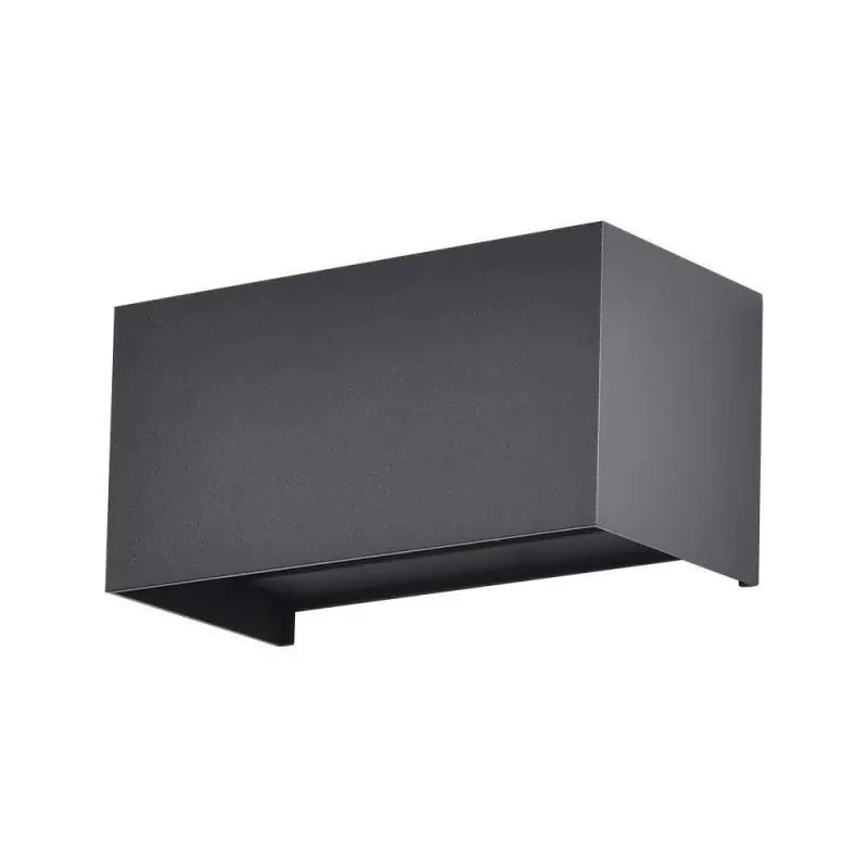 Mega okazja - Oprawa ścienna V-TAC 24W LED góra dół IP65 czarna VT-8125-B-N 3000K 2720lm