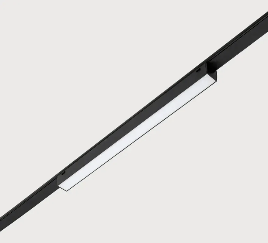 Bezpieczne zakupy | Lampa magnetyczna LED 30W 4000K szynowa liniowa czarna 48V