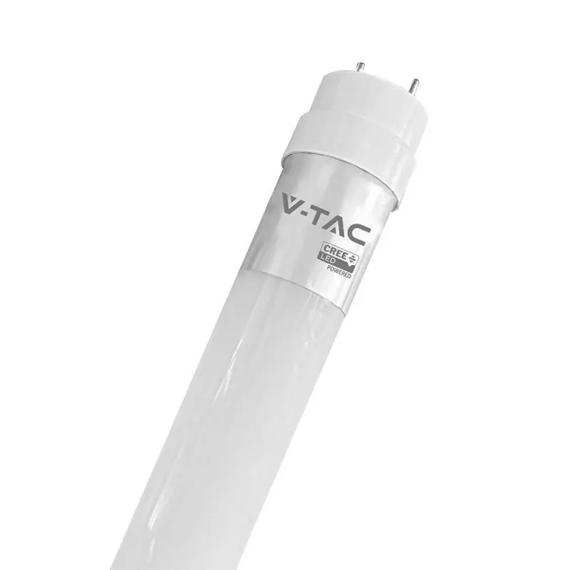 Najwyższa jakość | Tuba świetlówka LED T8 V-TAC CREE CHIP 150cm 15W G13 150Lm/W nano plastic VT-015 4000K 2250lm 6 lat gwarancji