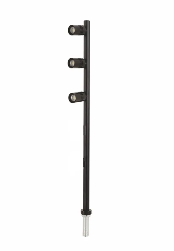 LAMPKA LED DO GABLOT SŁUPEK 3X 6K CZARNA 3X1W | Oferta