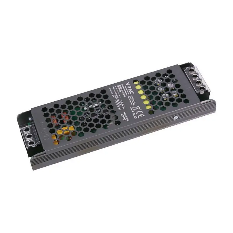 Kup teraz | Zasilacz do LED modułowy montażowy SLIM V-TAC 150W 24V 6.25A IP20 filtr EMI VT-24152-S
